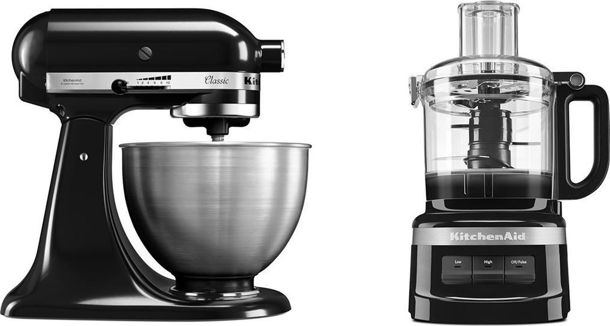 Keukenrobot + foodprocessor KITCHENAID Onyx Zwart PROMOPACK