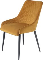 Eetkamerstoelen velvet fluweel Bella