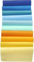 hobby vilt, verschillende kleuren, 30 x 30 x 0,1cm, 10 vellen
