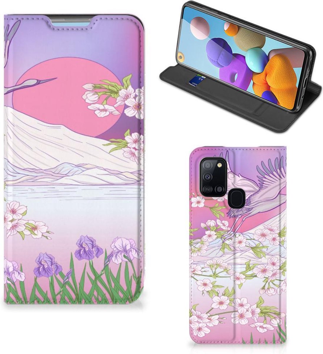 Samsung Galaxy A21s Hoesje maken Bird Flying