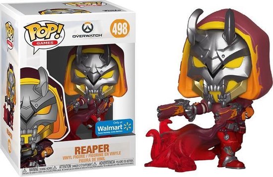 Funko Pop! Games: Overwatch - Reaper (Hellfire) #498 Walmart Exclusive [8/10]