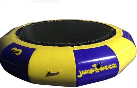 Jumpbeez Bouncing fun - opblaas trampoline - opblaasbare trampoline - 3  meter breed -... | bol.com