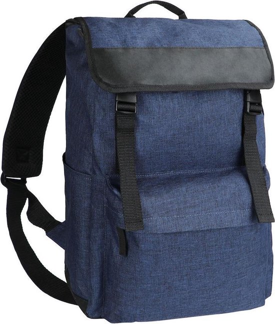 Derby of Sweden - Melange Backpack - Rugzak - Navy melange