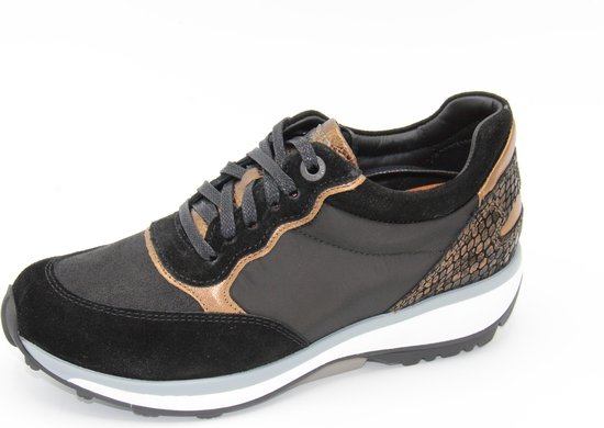 Xsensible Vrouwen Suède Lage sneakers / Damesschoenen 30100.2 - Zwart -  Maat 41 | bol.com