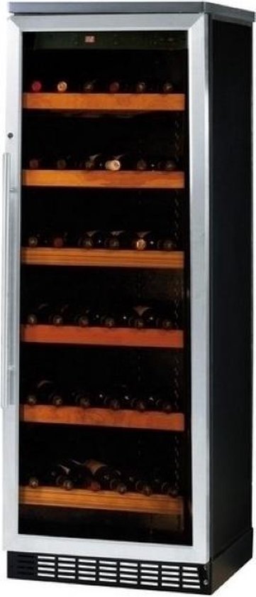 Koelkast: Cavevinum CV-111  Wijnklimaatkast 2 Temperatuurzones  110-120 flessen - RVS, van het merk Cavevinum