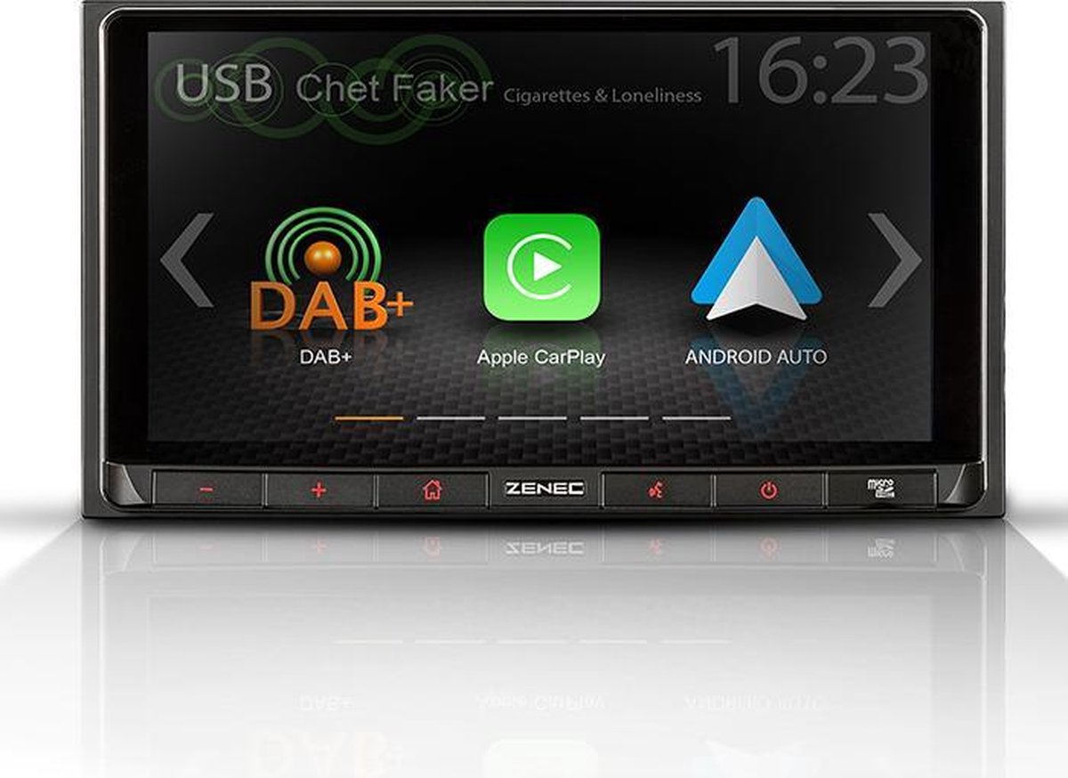 Zenec Z-N528 | 2-DIN autoradio met Apple CarPlay - Android Auto - DAB+ - Bluetooth