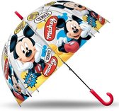 Disney Paraplu Mickey Mouse Junior 45 Cm Polyester Rood