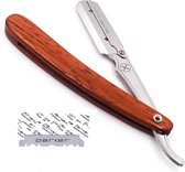 Parker Barbermes / Shavette SRRW Rose Wood incl 10 Mesjes