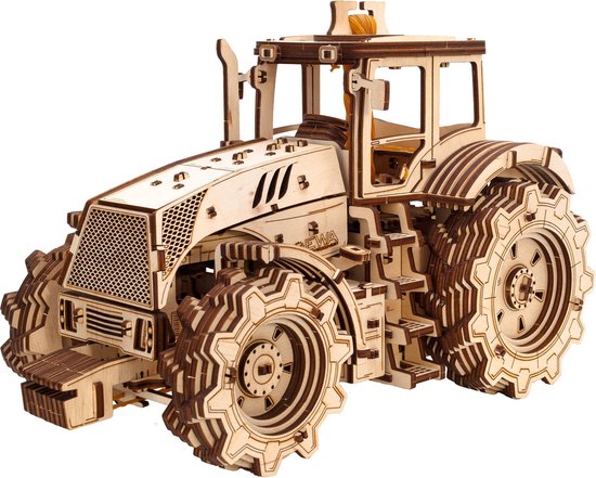Tracteur Eco-Wood-Art - Maquette en bois