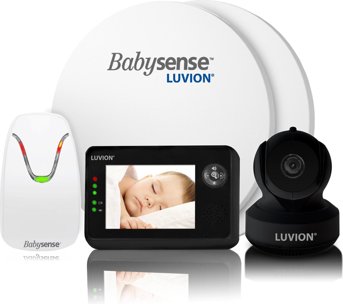 Luvion Essential Limited Black Edition Babyfoon met Camera + Babysense 7 -  Sensormatje... | bol.com