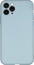 BMAX Siliconen hard case hoesje voor Apple iPhone 11 Pro Max / Hard Cover / Beschermhoesje / Telefoonhoesje / Hard case / Telefoonbescherming - Zeeblauw