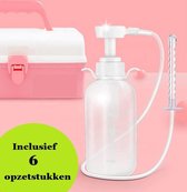 Vaginale douche- intieme douche - 6 opzetstukjes - vaginale verzorging - inwendig hygiëne - vrouw