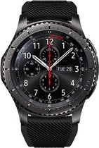 Shop4 - Samsung Gear S3 Bandje - Siliconen Zwart