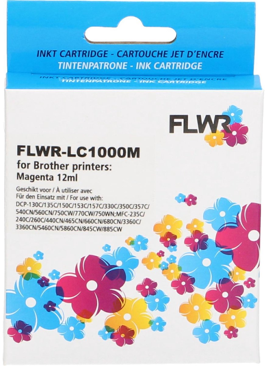 FLWR - Cartridges / Brother LC-970M / LC-1000M / magenta / Geschikt voor Brother