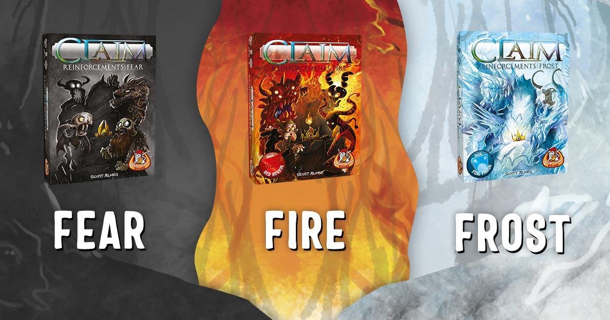 White Goblin Games Claim Reinforcements: Fear - Uitbreiding kaartspel thumbnail 3