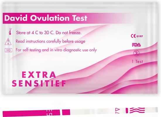 Extra Sensitieve Ovulatietest 20 stuks PLUS Gratis Zwangerschapstest