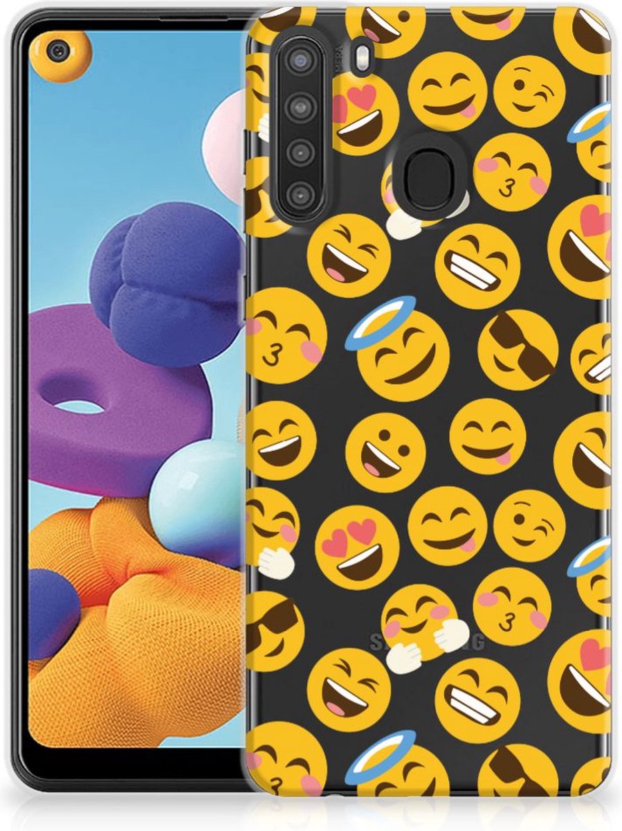 Samsung Galaxy A21 TPU bumper Emoji