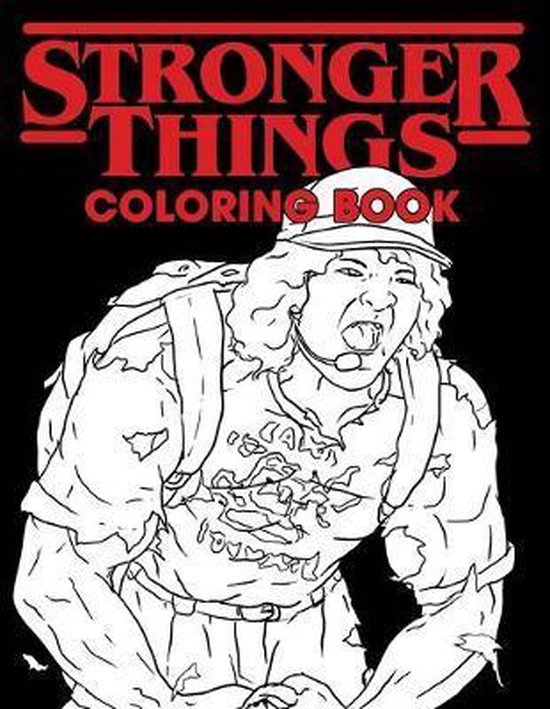 Stronger Things Coloring Book - cover