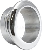 Ring - Rozet - Chroom - Massief - Voor plaatdikte 19mm
