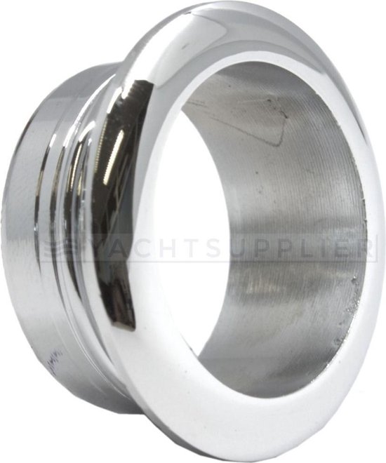 tapijt Verspilling Ultieme Ring - Rozet - Chroom - Massief - Voor plaatdikte 19mm | bol.com