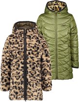 Vingino Jas - Meisjes - groen,bruin,zwart