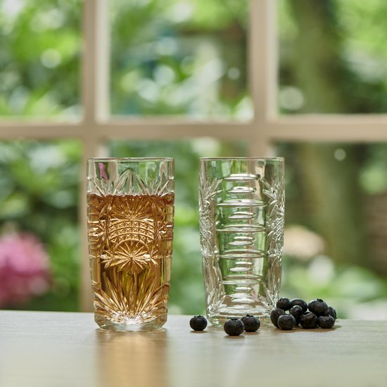 Libbey Longdrinkglas Atik - 360 ml / 36 cl - 6 Stuks - Vaatwasserbestendig - Vintage design - Hoge kwaliteit - Libbey