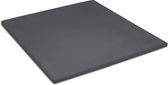 Damai Organic - Topper hoeslaken (tot 15 cm) - Bio satijn - 120x200 cm - Anthracite