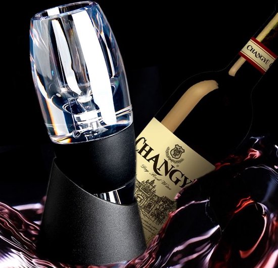 United Entertainment - Magic Wine Decanter - Luxe Wijndecanteerder, inclusief Zeef en Standaard, Wijnbeluchter, Wijnaccessoire - United Entertainment