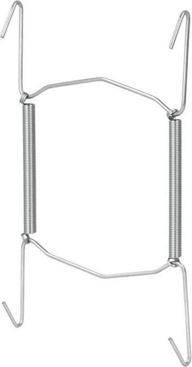 Metaltex Bordenhanger 9-18 Cm Staal Zilver