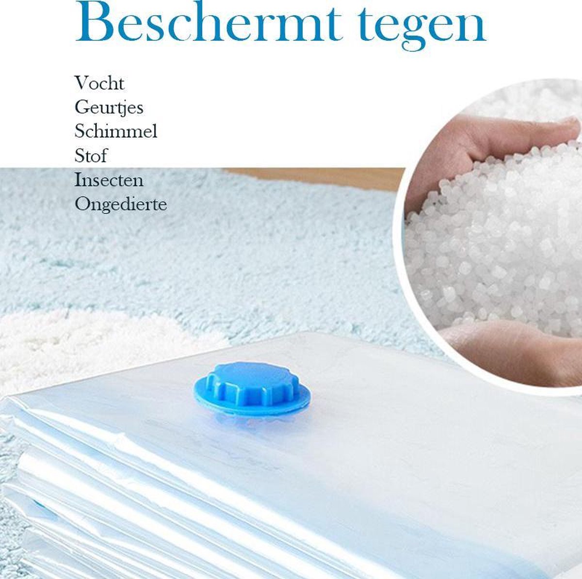 Vacuüm Opbergzakken - Ruimtebesparende Vacumeerzakken - Herbruikbaar