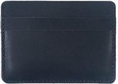 Dunne lederen kaarthouder zwart - Creditcardhouder plat leer