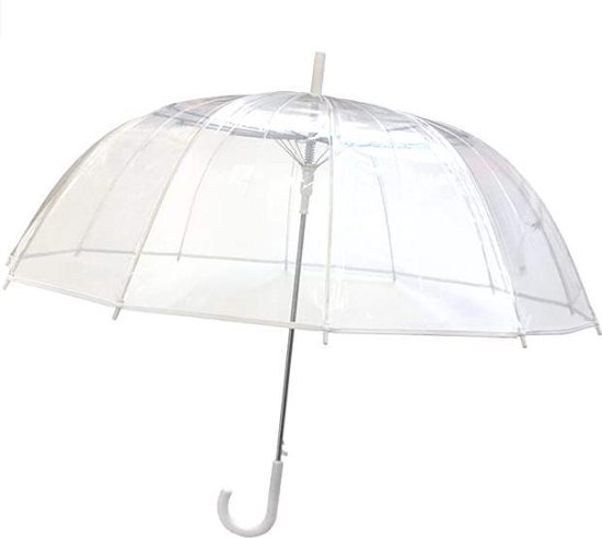 Transparante Opvouwbare Paraplu - Doorzichtige Automatisch Opende Paraplu - Umbrella Opvouwbaar - 8 Panelen - 