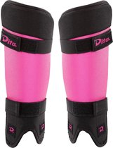 DITA Scheenbeschermer Ortho Junior - Fluo roze/zwart - S