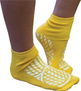 Aidapt anti slip sokken dubbelzijdig - Large - Geel