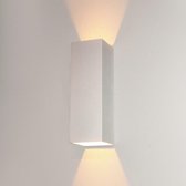 Wandlamp Vegas 250 Wit - 8x8x25cm - LED 2x4W 2700K 2x360lm - IP65 - Dimbaar > wandlamp binnen wit | wandlamp buiten wit | wandlamp wit | buitenlamp wit | muurlamp wit | led lamp wi