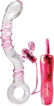 Pipedream Icicles glazen vibrator Icicles No. 16 roze - 9 inch