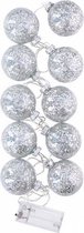 Grundig Kerstballenslinger 6 Cm 165 Cm Glas/pvc Zilver
