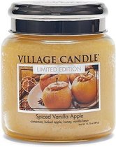 Village Candle Village Geurkaars Spiced Vanilla Apple | vanille gebakken appel honing vanille - medium jar