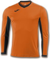 Joma Champion IV Voetbalshirt Lange Mouw - Oranje / Zwart | Maat: L