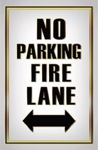 Panneau mural - No Parking Fire Lane