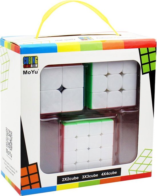 Gemakkelijk Geldschieter overdrijven Speed Cube set, 2x2, 3x3, 4x4, breinbreker | Games | bol.com