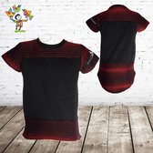 t shirt  zwart/rood