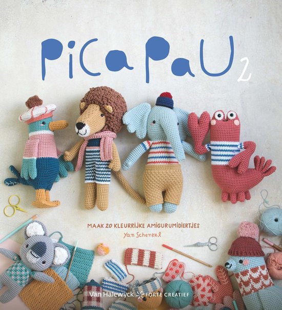 Boek: Pica Pau 2 -   Maak 20 kleurrijke amigurumidiertjes, geschreven door Yan Schenkel