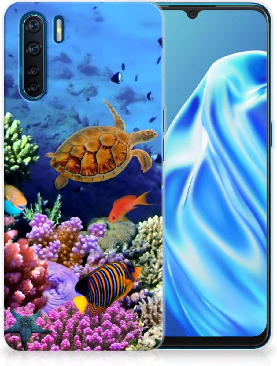 OPPO A91 TPU Hoesje Vissen