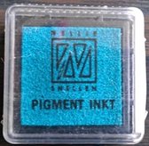 MIST018 - Nellie Snellen Stempelkussen pigment inkt small - aqua - turquoise blauw