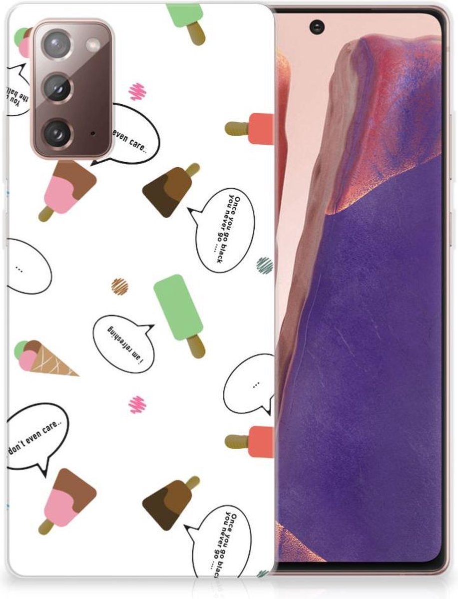 Samsung Note 20 Siliconen Case IJsjes