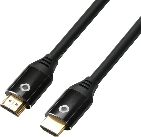 Oehlbach HDMI gecertificeerd 2.1 - [1x HDMI-stekker - 1x HDMI-stekker] 1,5 meter zwart