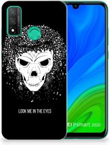 TPU Bumper Huawei P Smart 2020 Smartphone hoesje Skull Hair