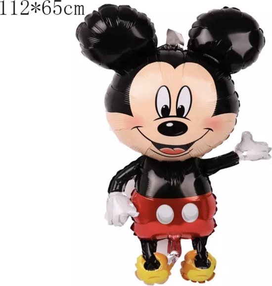 Mickey mouse ballon 112 x 65 cm folie ballon verjaardag feestje decoratie  kinderen... | bol.com