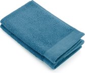 Walra gastendoek - Set van 6 - 30x50 cm - Soft Cotton 550gr - Petrol